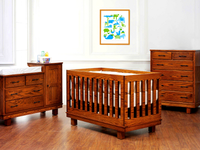real wood nursery furniture