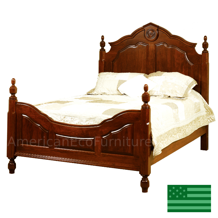 Amish Mandalay Bed Usa Made Bedroom Set American Eco