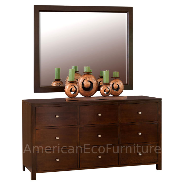 Amish Parkview Dresser Usa Made Dressers American Eco Furniture