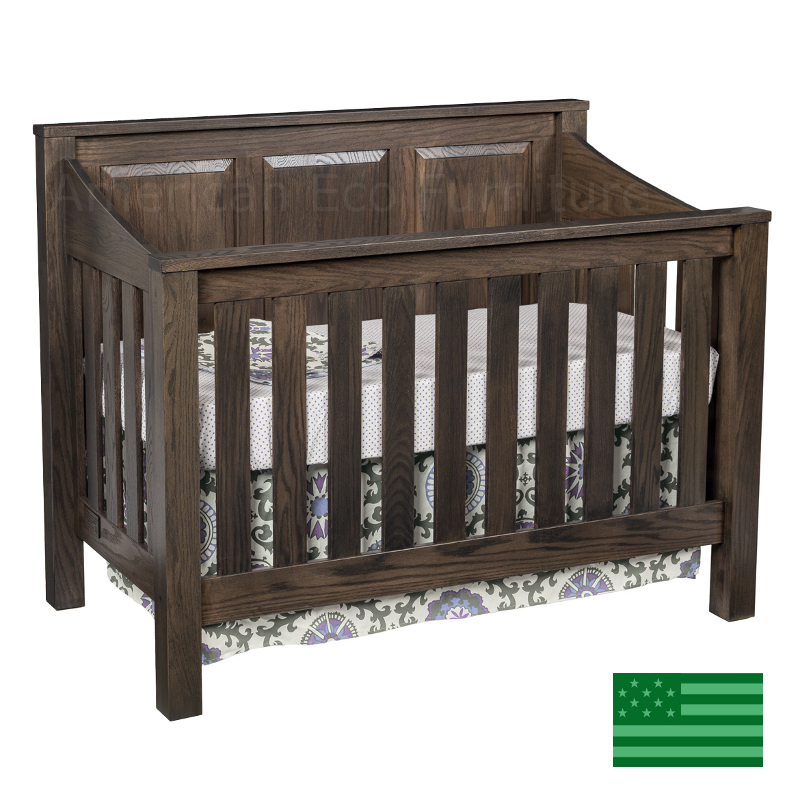 solid oak baby cribs