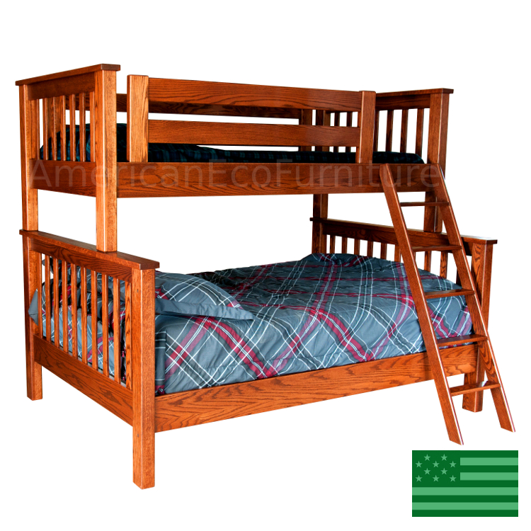 Custom Bunk Beds Made in America USA Made Children's Furniture American Eco Furniture