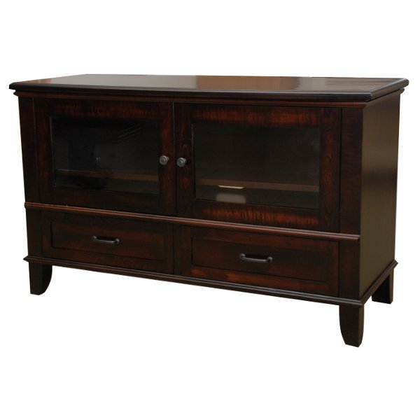 Amish Palisades TV Stand Solid Wood : Made in USA :: American Eco Furniture